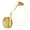 Cwi Lighting Hoops 1 Light LED Wall Sconce With Satin Gold Finish 1273W10-1-602 - alternate 3